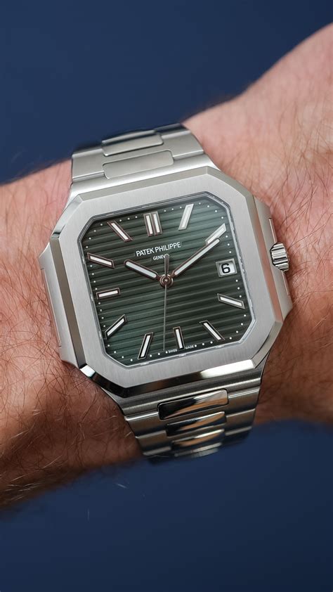 patek philippe wrist shots|The Steel Patek Philippe Cubitus 5821A on the Wrist.